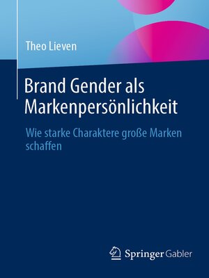 cover image of Brand Gender als Markenpersönlichkeit